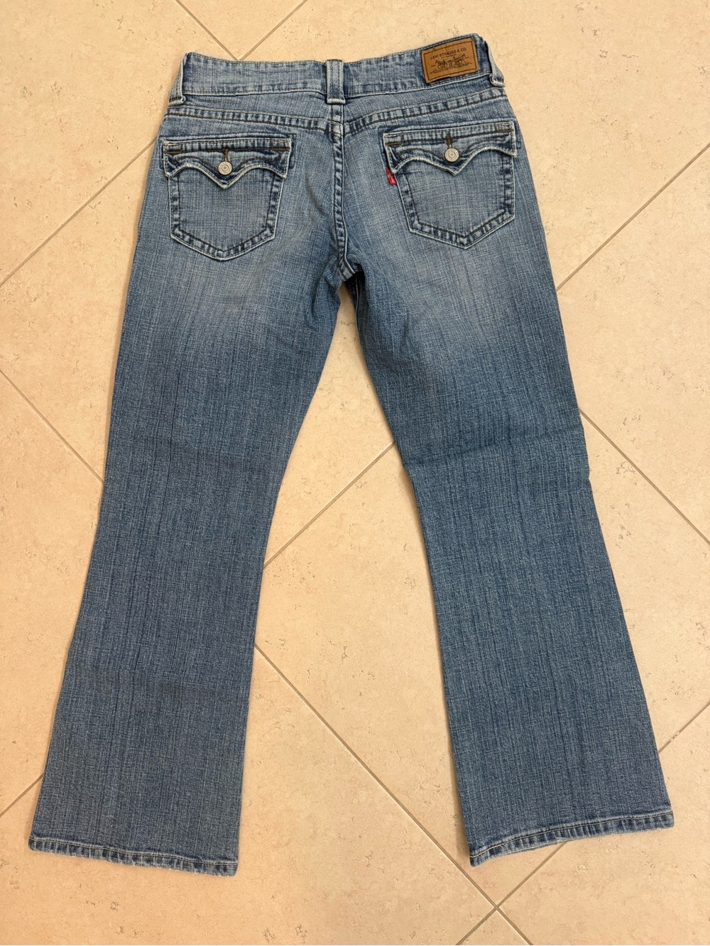 Levi's Women's Light Blue Flare Jeans